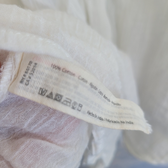 Intimately Free People Small Slip Dress 100% Cotton Ivory - Picture 5 of 6